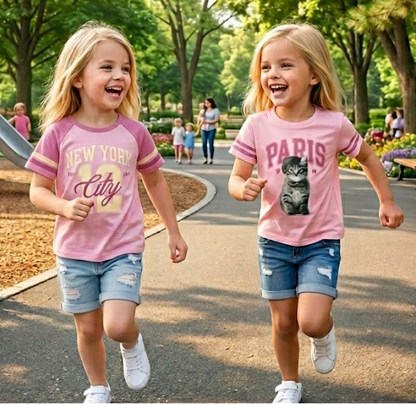 Dúo de shorts de mezclilla para niña marca Children's Place