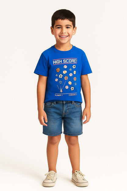 Playera de algodón para niño marca Children's Place