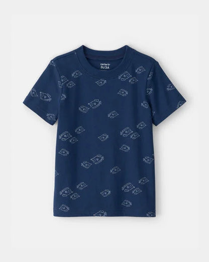 Playera de algodón para niño marca Carter's