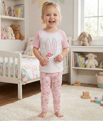 Pijamas de 2 piezas de algodón para niña marca Children's Place