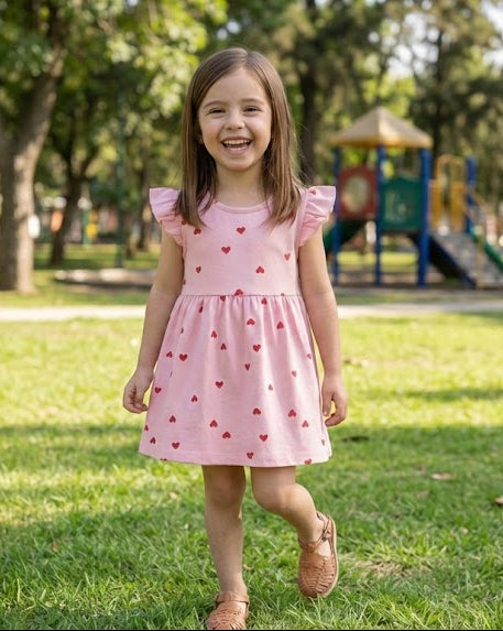 Vestido de algodón para niña marca H&M