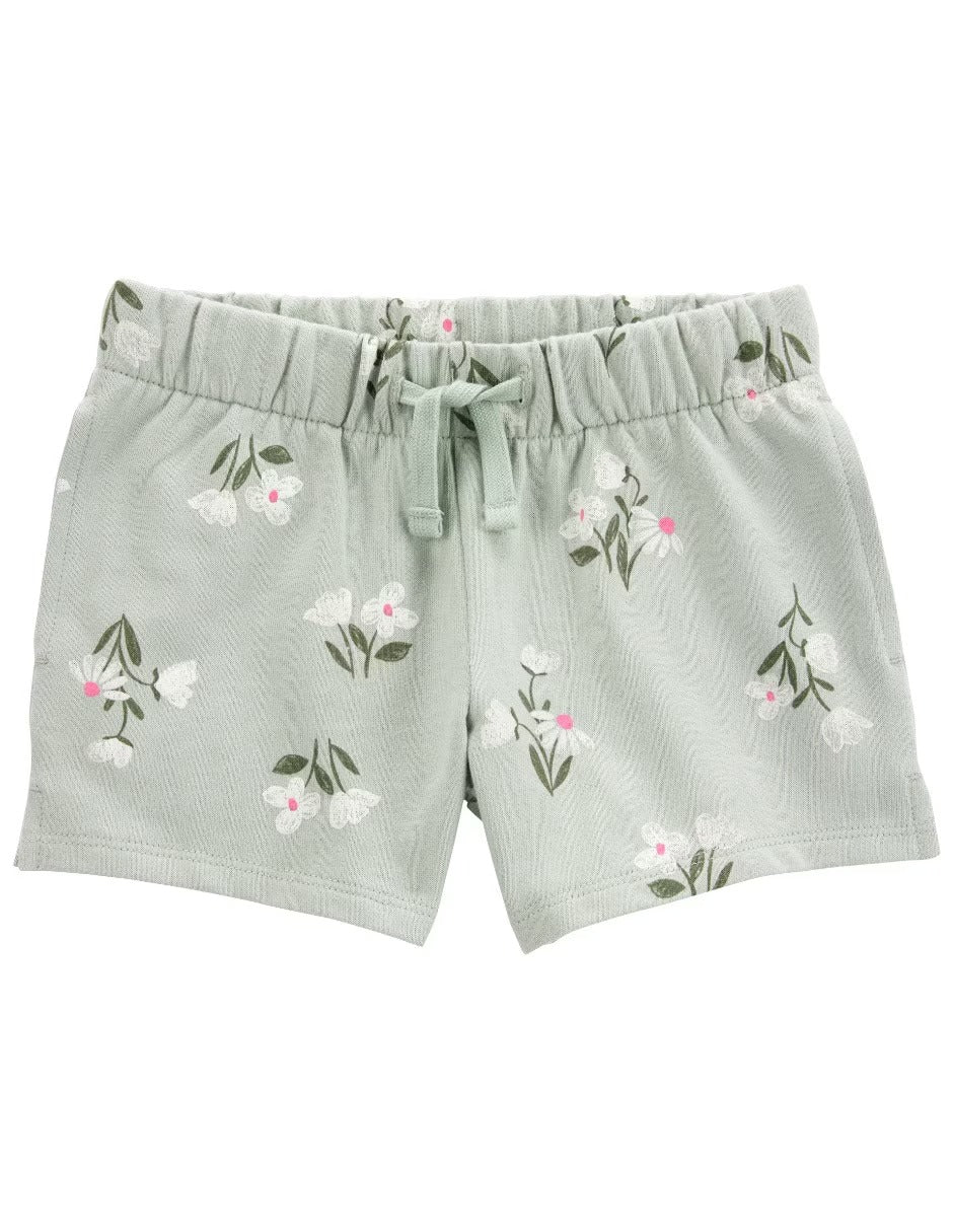 Short de algodón de niña  marca Carter's
