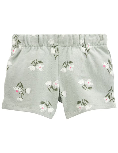 Short de algodón de niña  marca Carter's