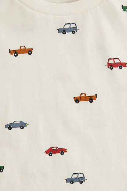 Playera de algodón para niño marca H&M