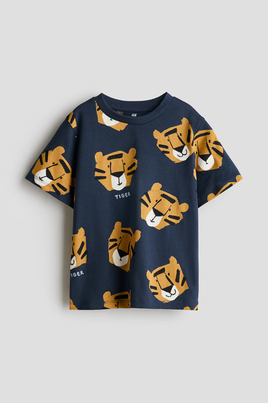 Playera de algodón para niño marca H&M