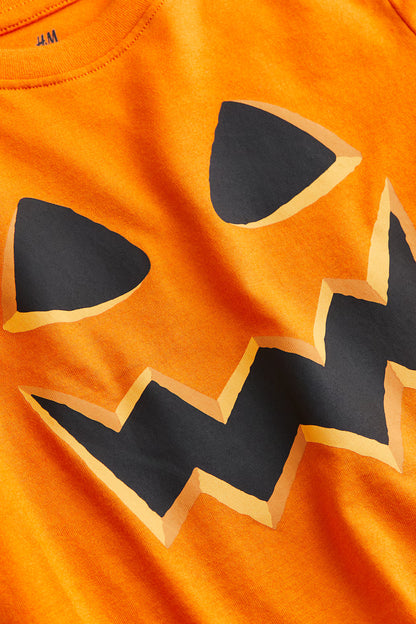 Playera manga larga de algodón para niño marca H&M