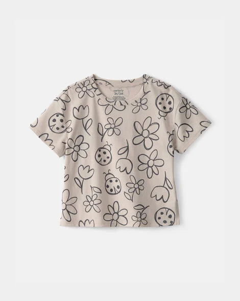 Blusa de algodón para niña marca Carter's