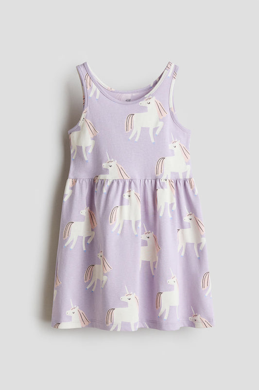Vestido de algodón para niña marca H&M