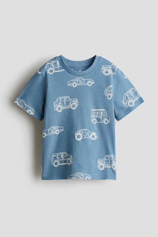 Playera de algodón para niño marca H&M