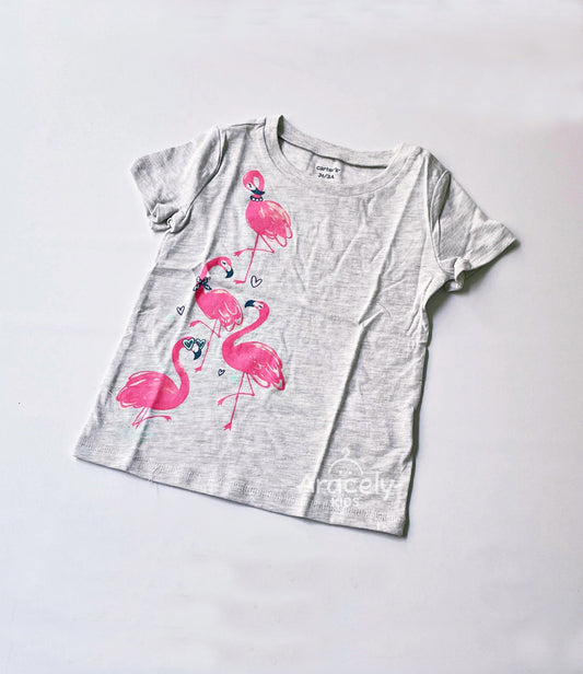 Playera de algodón de niña marca Carter´s