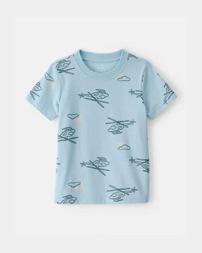 Playera de algodón para niño marca Carter's