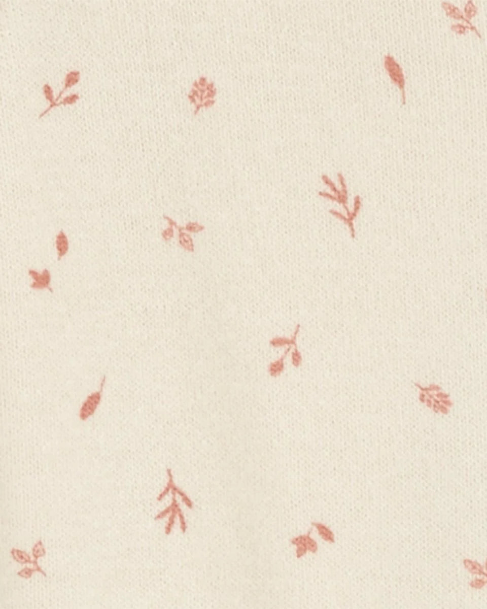 Mameluco de algodón con gorro para niña marca Carter´s