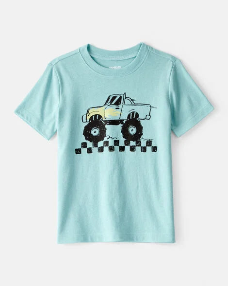 Playera de algodón para niño marca Carter's