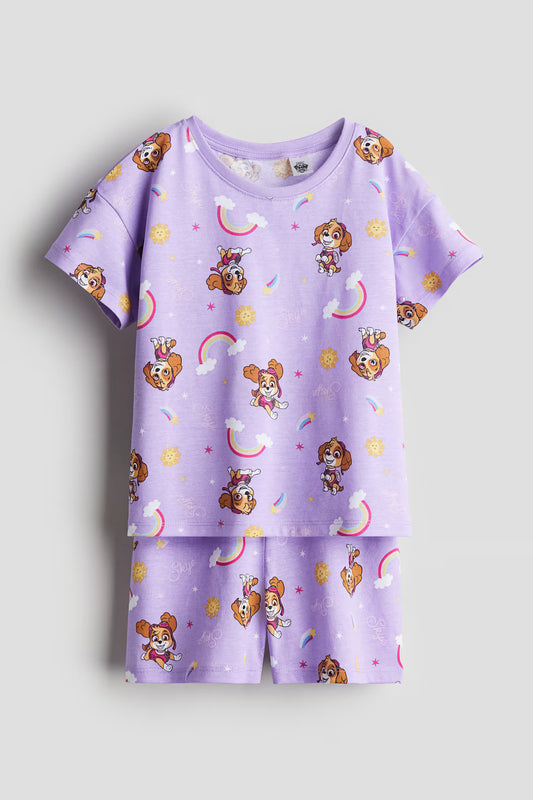 Pijama de 2 piezas de algodón para niña marca H&M