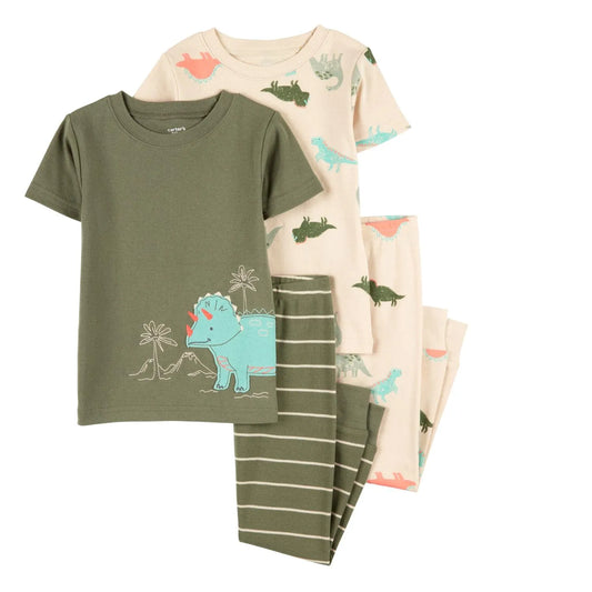 Dúo de pijamas de algodón para niño marca Carter´s